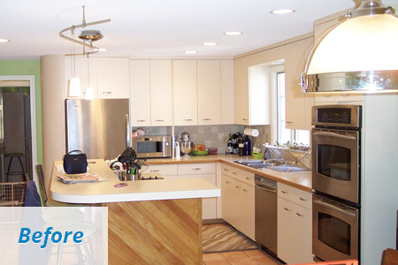 Old kitchen design in West Hartford, CT